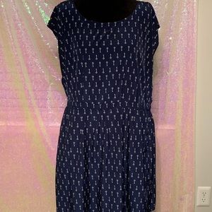 Key print dress